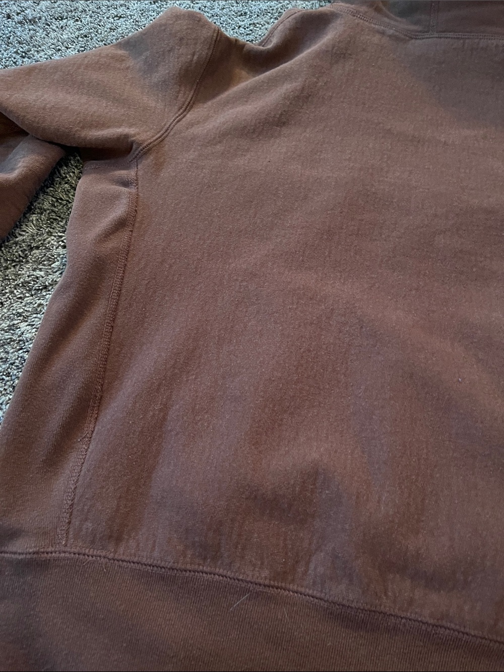 Supreme Brown Hoodie with White Logo. Small. Very good condition. - Picture 9 of 10
